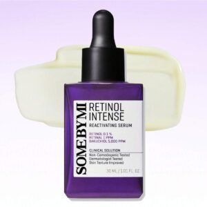 SOME BY MI Retinol Intense Reactivating Serum – 1.01oz, 30ml – Korean Bakuchiol Retinol Serum for Face Firming – Improves Signs of Aging, Minimizes Pore Size & Refines Skin Texture – Korean Skin Care