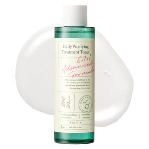 AXIS-Y Daily Purifying Treatment Toner with Salicylic Acid & Centella Asiatica - Pore Minimizer, Oil Control & Blemish Treatment Face Exfoliator - Vegan Korean Skin Care BHA Toner - 6.76 fl. oz.