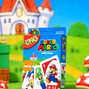 Mattel Games UNO Super Mario Card Game for Kids, Adults & Family with Deck & Special Rule Inspired by The Movie