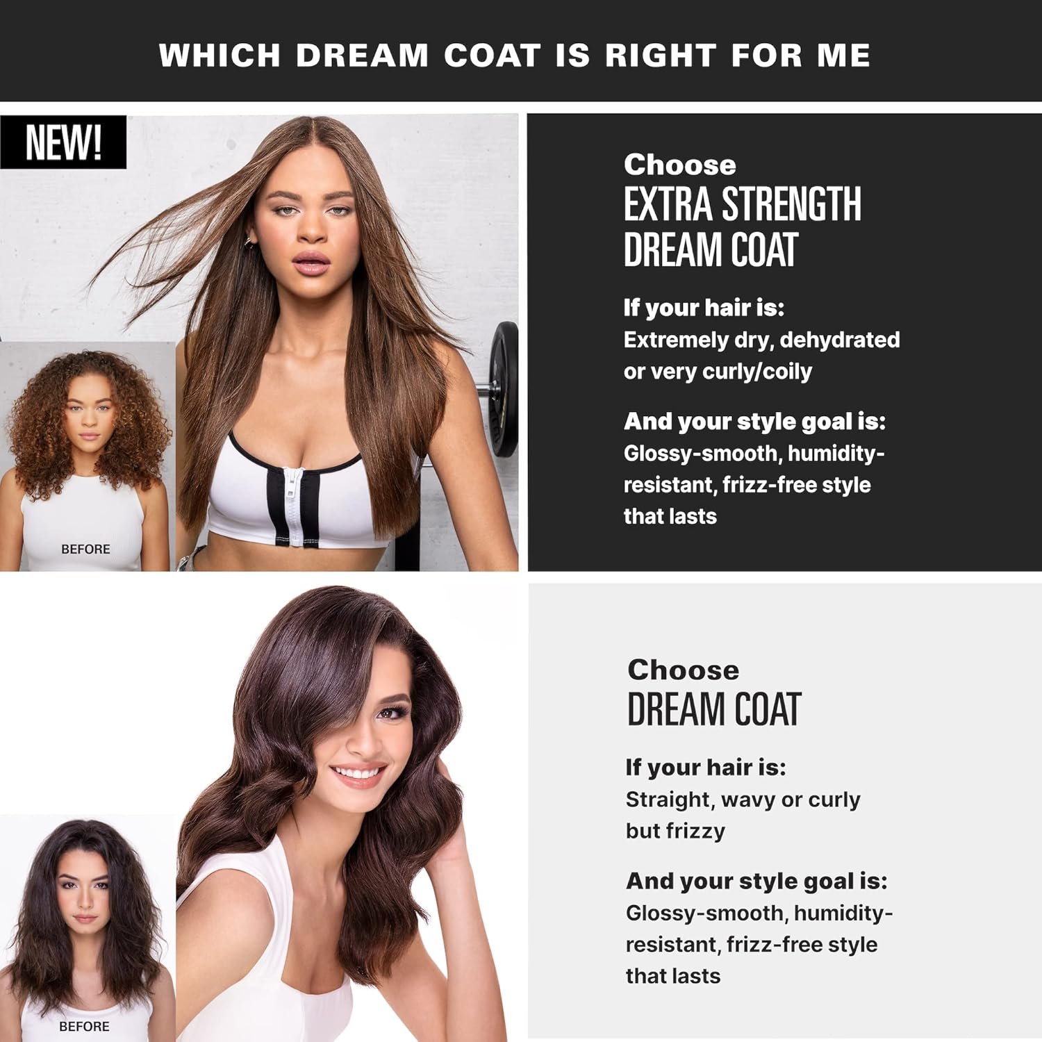 COLOR WOW Dream Coat Anti-Humidity Treatment Spray – Anti-Frizz Hair Smoothing Spray with Built-in Heat Protectant, Award-Winning Leave In Treatment for Glassy Smooth, Shiny Styles up to 3-4 Washes - Image 3