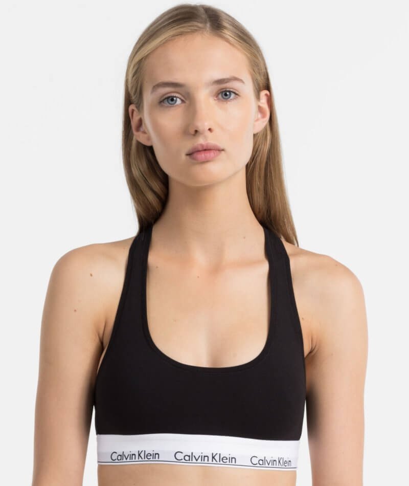 Calvin Klein Women's Modern Cotton Bralette Black