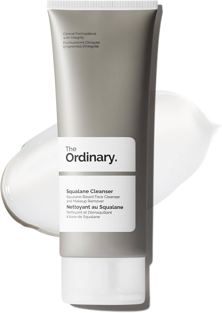 The Ordinary Squalane Cleanser – Squalane-Based Face Cleanser and Makeup Remover, 1.7 fl oz