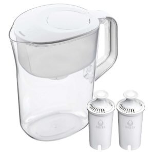 Brita Large 10-Cup Water Filter Pitcher with 1 Filter – White