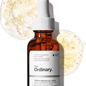 The Ordinary Caffeine Solution 5% + EGCG – Reduces Puffiness and Dark Circles, 1 fl oz